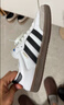 阿迪达斯七夕礼物adidas三叶草  samba T头鞋运动鞋男女休闲鞋B75806 38.5 实拍图