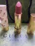 古驰（GUCCI）口红绒雾哑光505唇釉208化妆品套装唇釉情人节礼物送女生女友礼盒 【双色礼盒】绒雾口红#217+丝润口红#505 实拍图