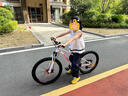 喜德盛（xds）儿童自行车小王子变速车7速青少年学生通勤运动骑行单车 白粉色  实拍图