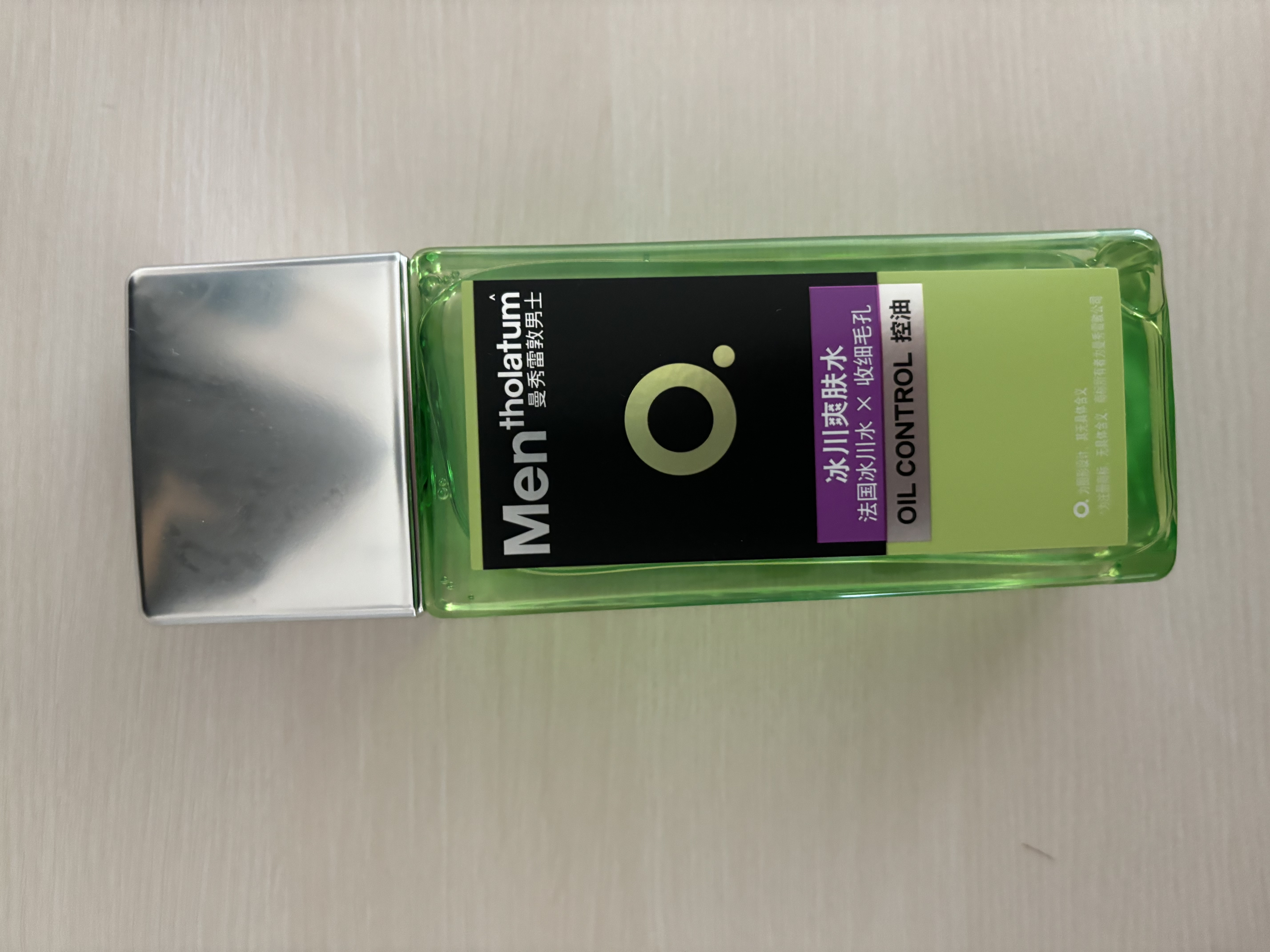 曼秀雷敦（Mentholatum）男士爽肤水护肤品补水保湿清爽不易粘腻四季可用 【控油保湿】冰川爽肤水120ml*1 实拍图