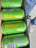 屈臣氏（Watsons）苏打水柠檬草味低糖0脂低卡饮料解腻调酒200mL*24罐整箱 实拍图