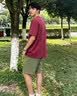 Jeanswest真维斯冰丝短裤男夏季薄款速干凉感直筒五分裤男款户外运动裤子男 实拍图