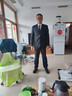 罗蒙西服套装男士商务修身西装男职业正装小西服新郎伴郎结婚礼服外套 黑色双扣【西服+西裤+马甲+衬衫 5XL /195【175-190斤】+7件礼品 实拍图