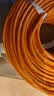 秋叶原（CHOSEAL）原装超六类非屏蔽网线 CAT6A类万兆高速 纯铜线芯 工程家装网络箱线 橙色100米 QS2668CT100S 实拍图