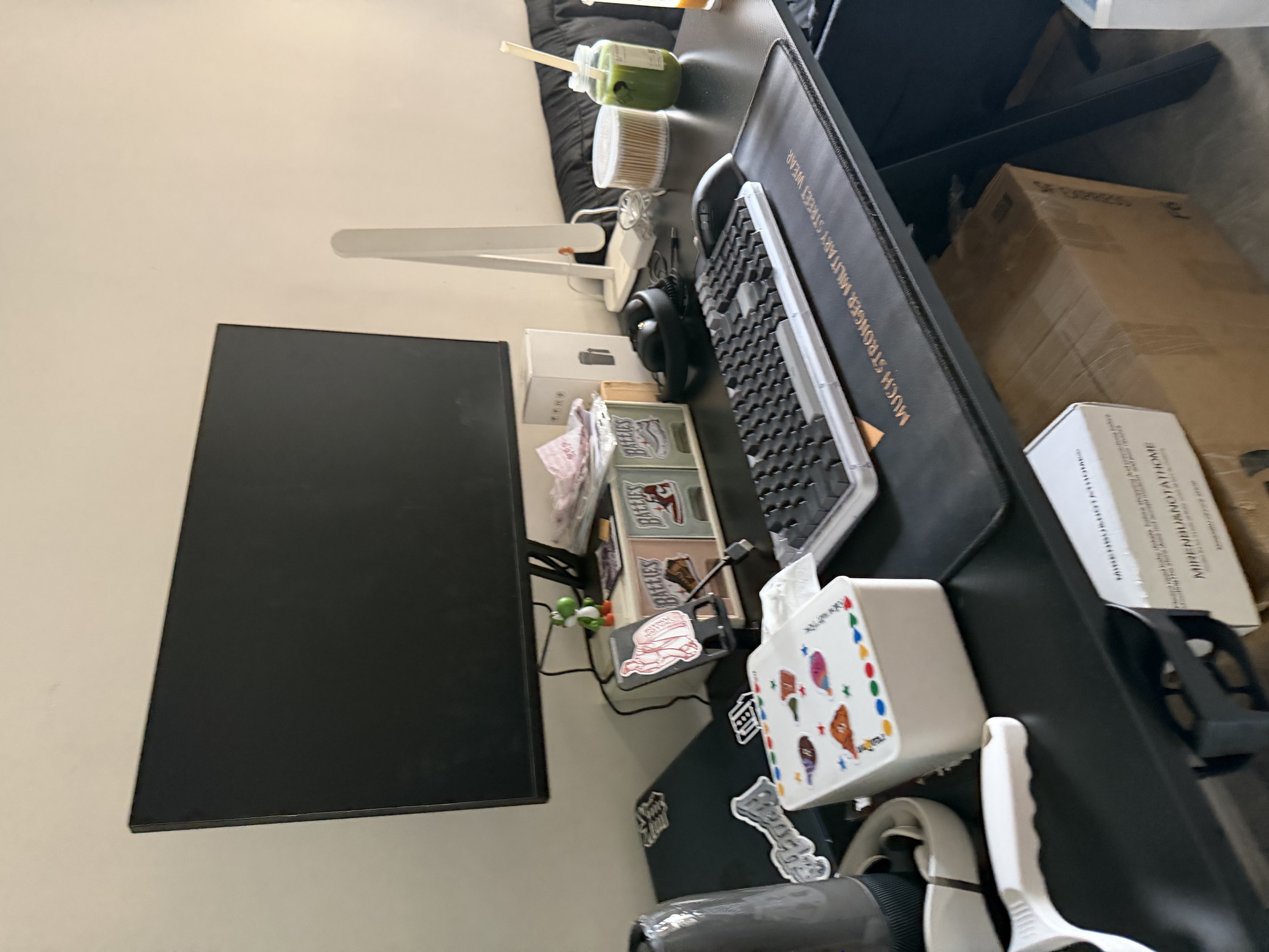蔓斯菲尔（MSFE）电脑桌电竞桌台式X系列双人书桌办公桌子学习桌机械臂实木生态板 实拍图