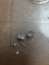 蔓笙999纯银针四叶草耳钉2026爆款睡觉免摘耳骨钉耳环女不易过敏耳饰 999足银针四叶草耳钉（一对） 实拍图