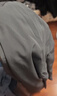 京东京造速干舒弹夏季男士裤子跑步长裤健身运动裤直筒卫裤休闲裤 黑色XL 实拍图