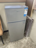 志高（CHIGO）小冰箱迷你小型家用冷藏冷冻两用宿舍出租房用双门办公室电冰箱节能省电 【一级能效】82L银色【全国联保丨节能省电】 实拍图