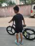 凤凰儿童山地车自行车男女孩青少年5-8-10-12-15-18岁成年人减震变速 【高配-单速一体轮】元气绿丨大礼包 24寸（适合身高155-170cm） 实拍图