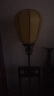 落地灯仿羊皮灯罩仿古羊皮中式古典木质实木灯座家装家居装饰灯具 灯罩(黄色仿羊皮，上大下小) 晒单实拍图