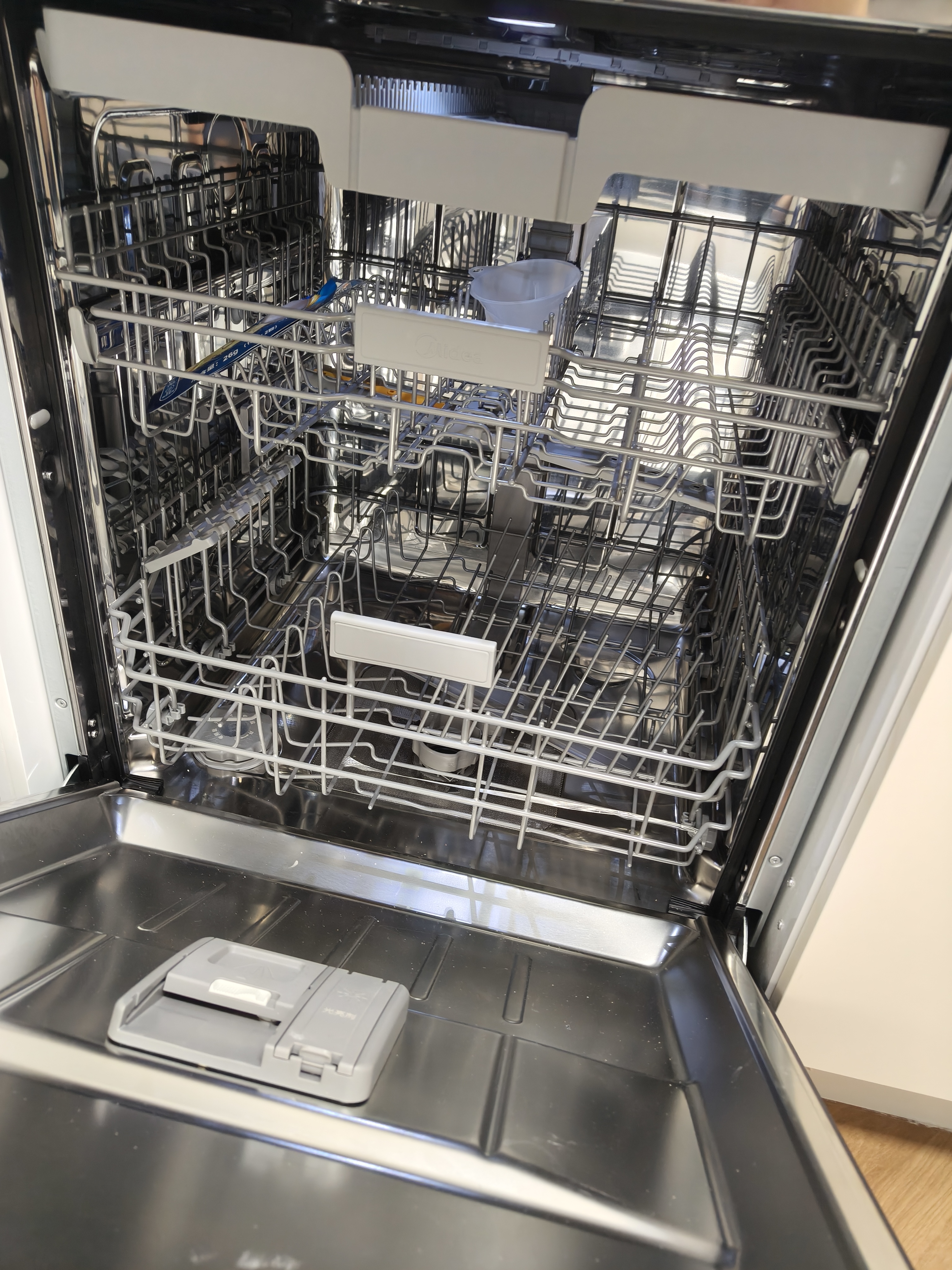 美的（Midea）【万向X6S Max星河版】洗碗机嵌入式150升以上105℃热风烘干母婴级洗碗机蒸汽单消毒UV杀菌 实拍图