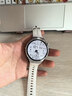 华为HUAWEI WATCH 5 42mm基础款不锈钢表壳金星白素皮复合表带X-TAP智感窗eSIM通话手表 实拍图