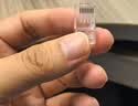 山泽 超五类网线水晶头 超5类千兆cat5e电脑网络连接器 RJ45工程级8P8C镀金水晶头100个 WL-5100 实拍图