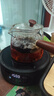 忆壶茶（YIHUTEA） 玻璃茶壶侧把泡茶壶 电陶炉煮茶器功夫茶具套装煮茶壶茶道杯 【加大容量】实木侧把壶700ml 实拍图