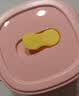 babycare婴儿辅食盒玻璃宝宝辅食保鲜工具便携防漏蒸煮冷冻储存青+粉220ml 实拍图