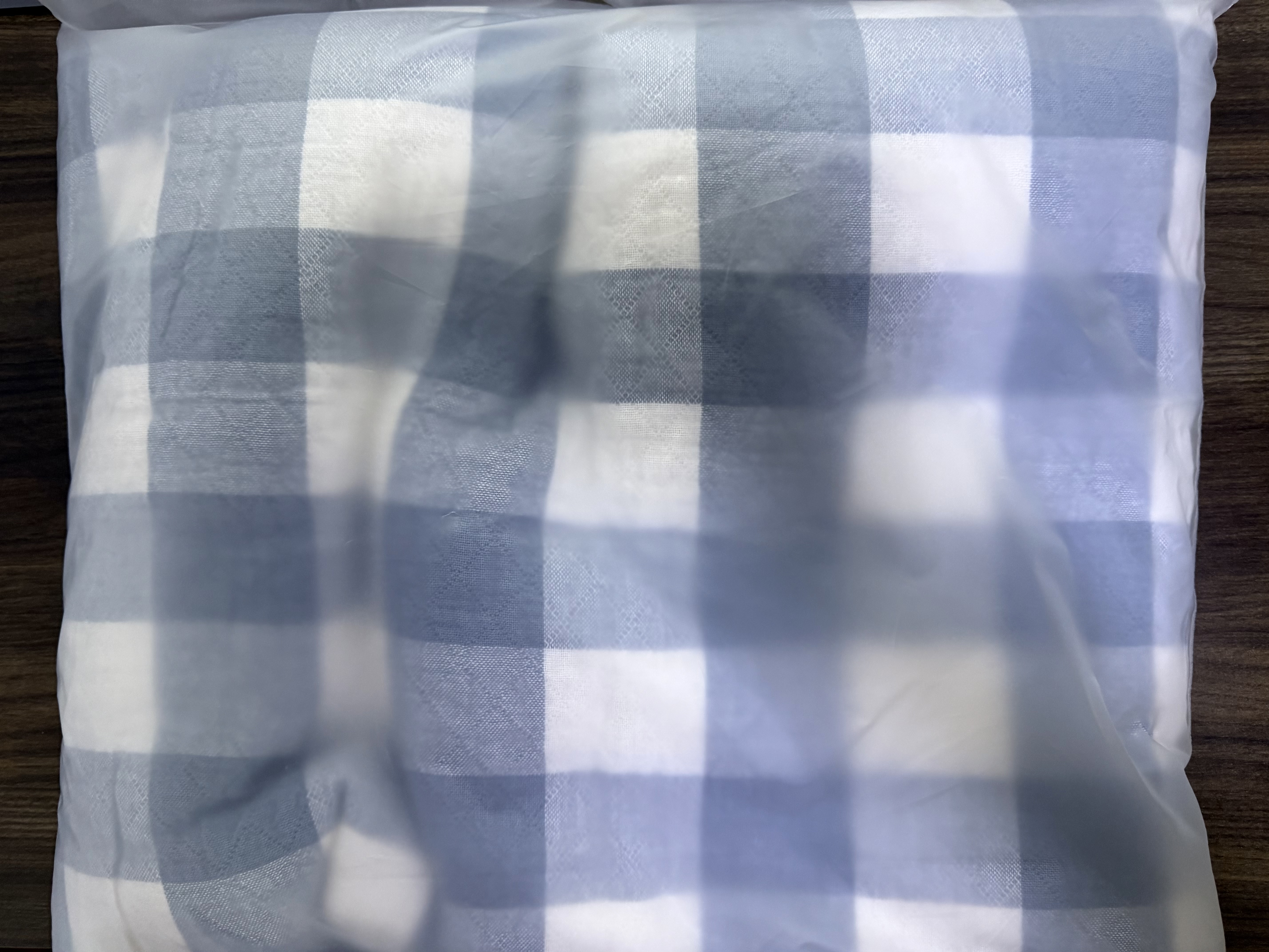 洁丽雅（Grace）纯棉A类抗菌毛巾被夏季纱布盖毯毛毯被子空调被 浅蓝格 200*230cm 实拍图
