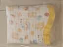 棉加加（Cotton++）纱布浴巾6层婴儿纯棉宝宝全棉100%新生儿童3-6-12岁洗澡包被裹巾 小牛黄【a类6层一体超柔110*110 cm拉伸尺寸 实拍图