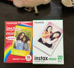 INSTAX富士instax立拍立得 mini相纸 彩虹单包10张+磁吸二合一相框 实拍图