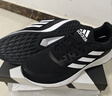 adidas DURAMO SL超轻稳定透湿排汗缓震回弹体测跑鞋男女阿迪达斯   黑色/白色/深灰   42 实拍图