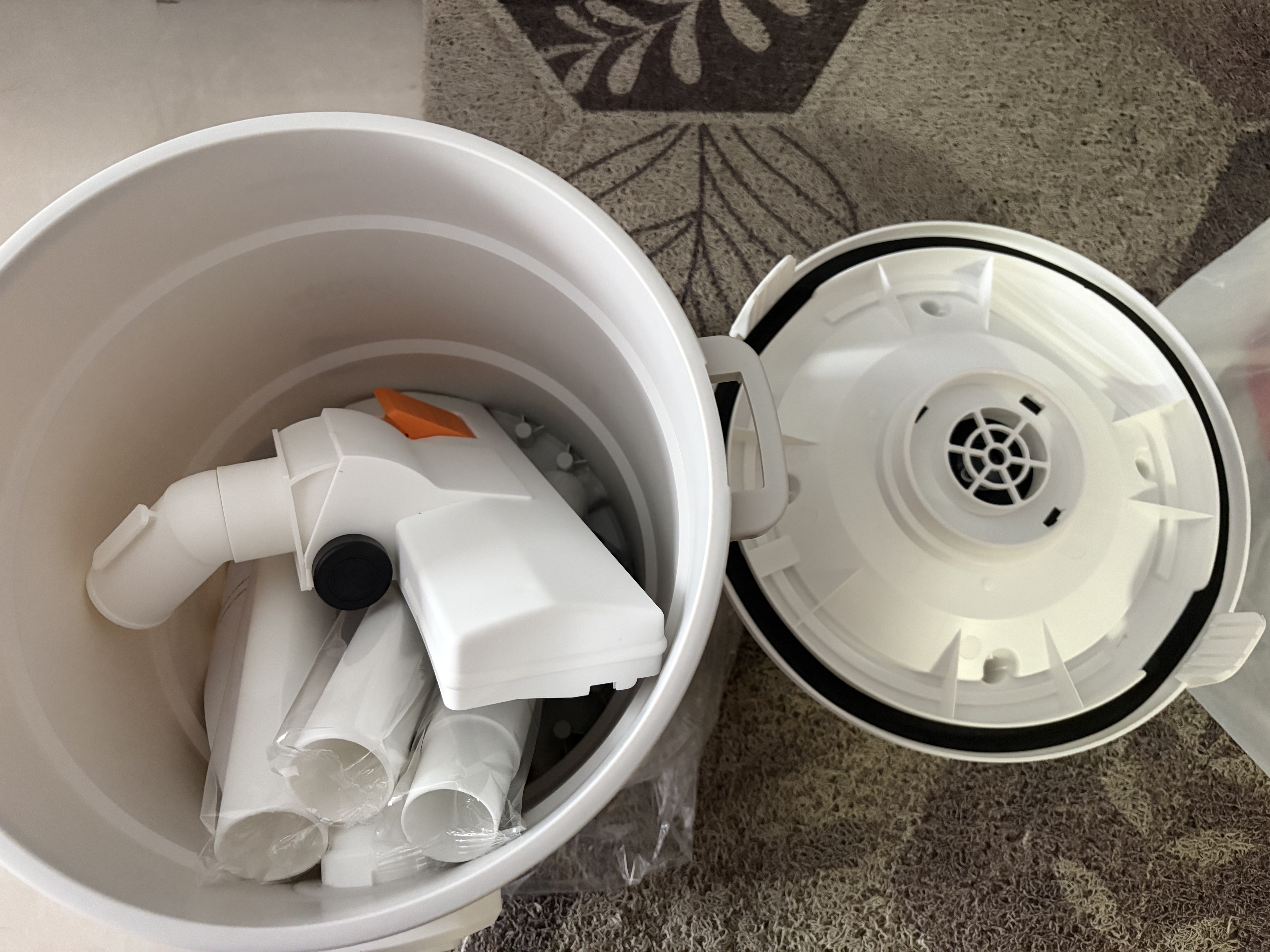 德尔玛（Deerma）【重磅单品】TJ700S 干吹两用吸尘器 家用商用 吸尘器桶式大吸力 整机降噪设计ZN-530 实拍图