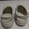 名创优品（MINISO）洞洞鞋女夏季外穿沙滩凉鞋防滑厚底踩屎感脚包头凉拖鞋骨白42-43 实拍图