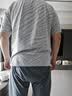 芬腾睡衣男100%纯棉夏季薄款T恤运动外穿男士睡衣家居服 实拍图