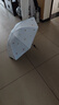 天堂伞 防紫外线晴雨伞三折 雨伞黑胶防晒太阳伞遮阳晴雨伞 银星蓝 实拍图