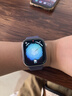 Apple/苹果 Watch S11 智能手表GPS款46毫米银色铝金属表壳雾紫色运动型表带S/M MEVW4CH/B 实拍图