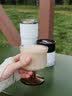 膳魔师（THERMOS）榨汁杯榨汁机小型便携水杯保温杯果汁机水杯一体家用果蔬充电果汁杯冰沙机奶昔机搅拌杯打汁随行杯 【白色款】双层真空保温 实拍图