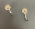 斯图（sitoo）强力磁铁挂钩免打孔磁吸磁性挂钩铁门冰箱吸铁石可旋转办公桌宿舍门后粘钩 直钩E25银色 5个装 实拍图
