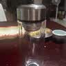 京东京造双层加厚玻璃杯 无铅高硼硅带茶隔水杯304茶隔泡茶杯男士360mL 实拍图