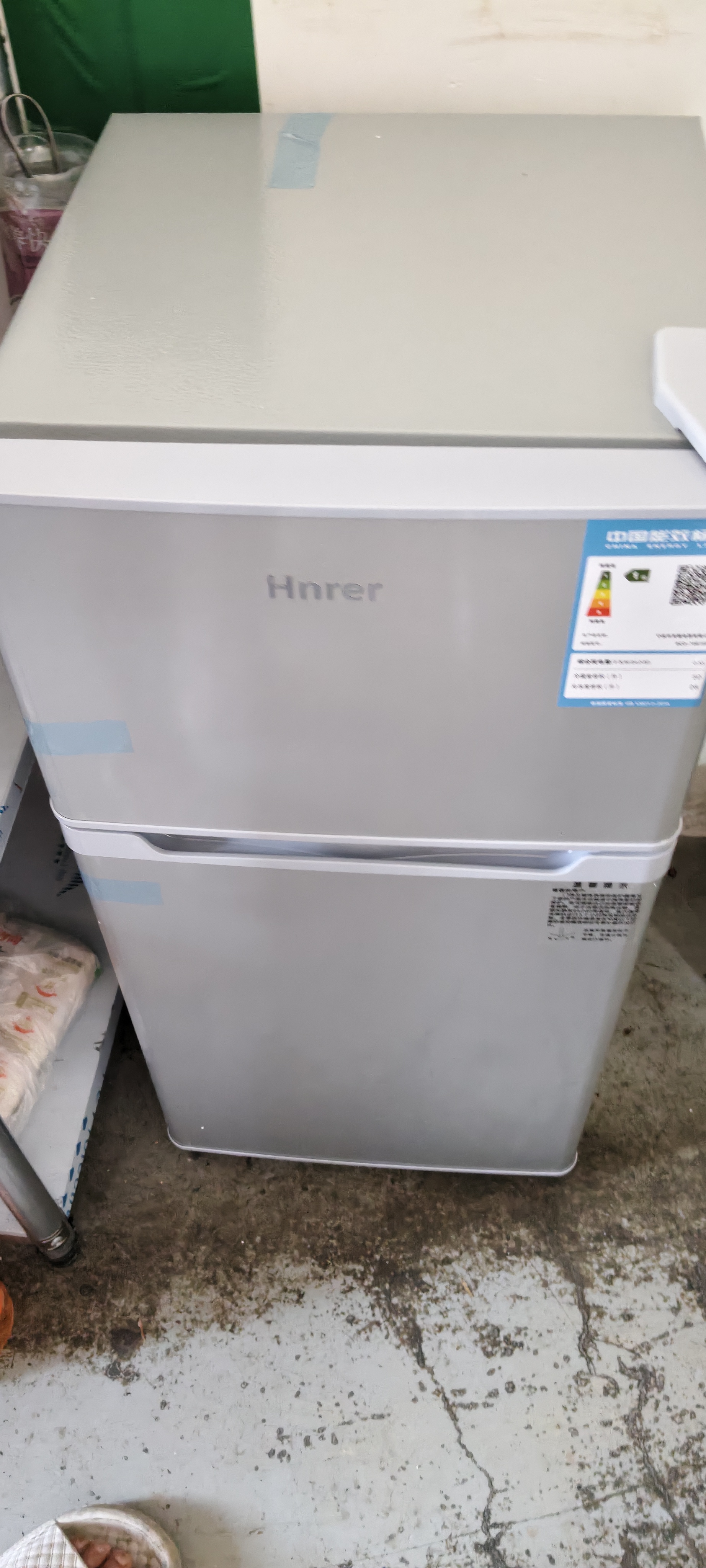 Hnrer小冰箱小型家用租房用1-2小户型电冰箱静音冷藏能效双开门冷冻迷你两用一级节能办公室大容量3-4人 78L168高效制冷净味【租房必备】 实拍图