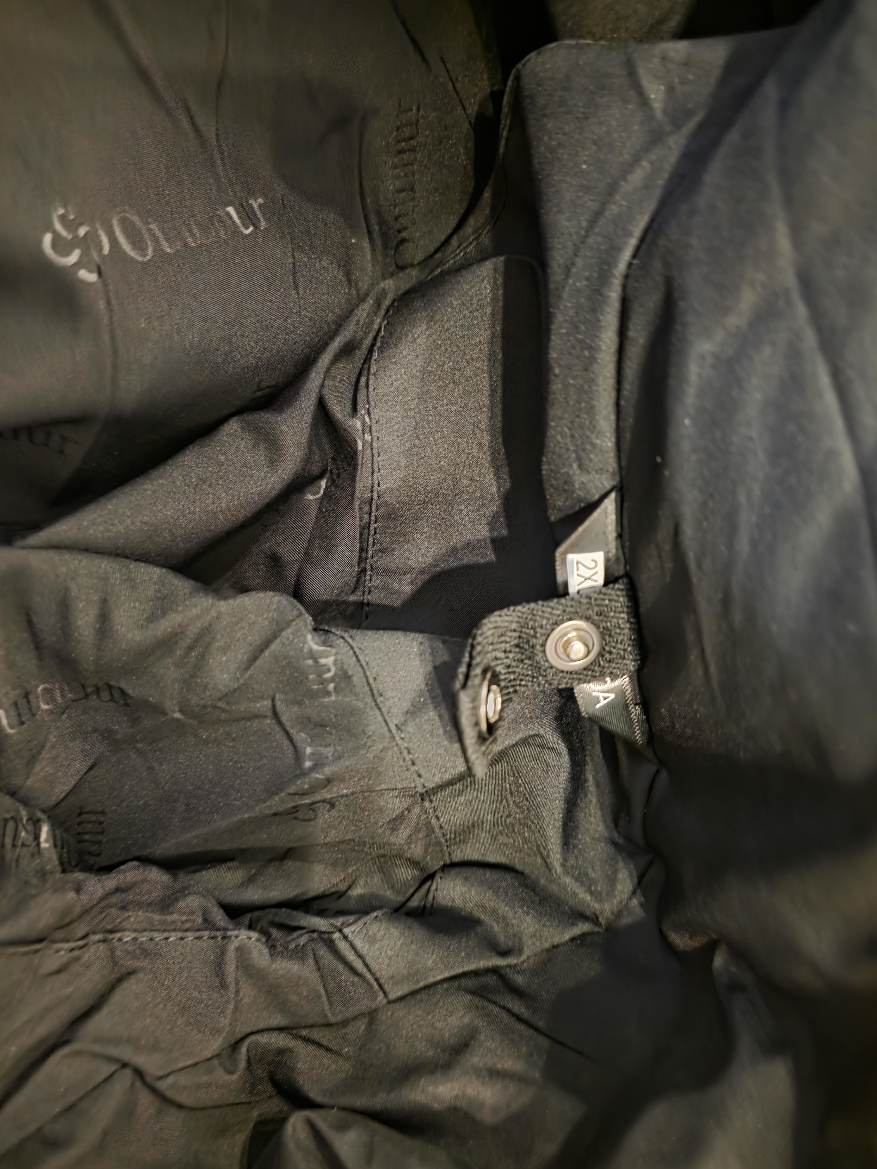 JEEP SPIRIT吉普三合一冲锋衣男士夹克户外防风防水登山服外套女黑色2XL 实拍图