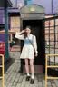 回力乐福鞋女鞋2026新款秋季英伦风法式百搭jk裙子黑色一脚蹬小皮鞋女 黑色【亮面复古C扣】 37 实拍图