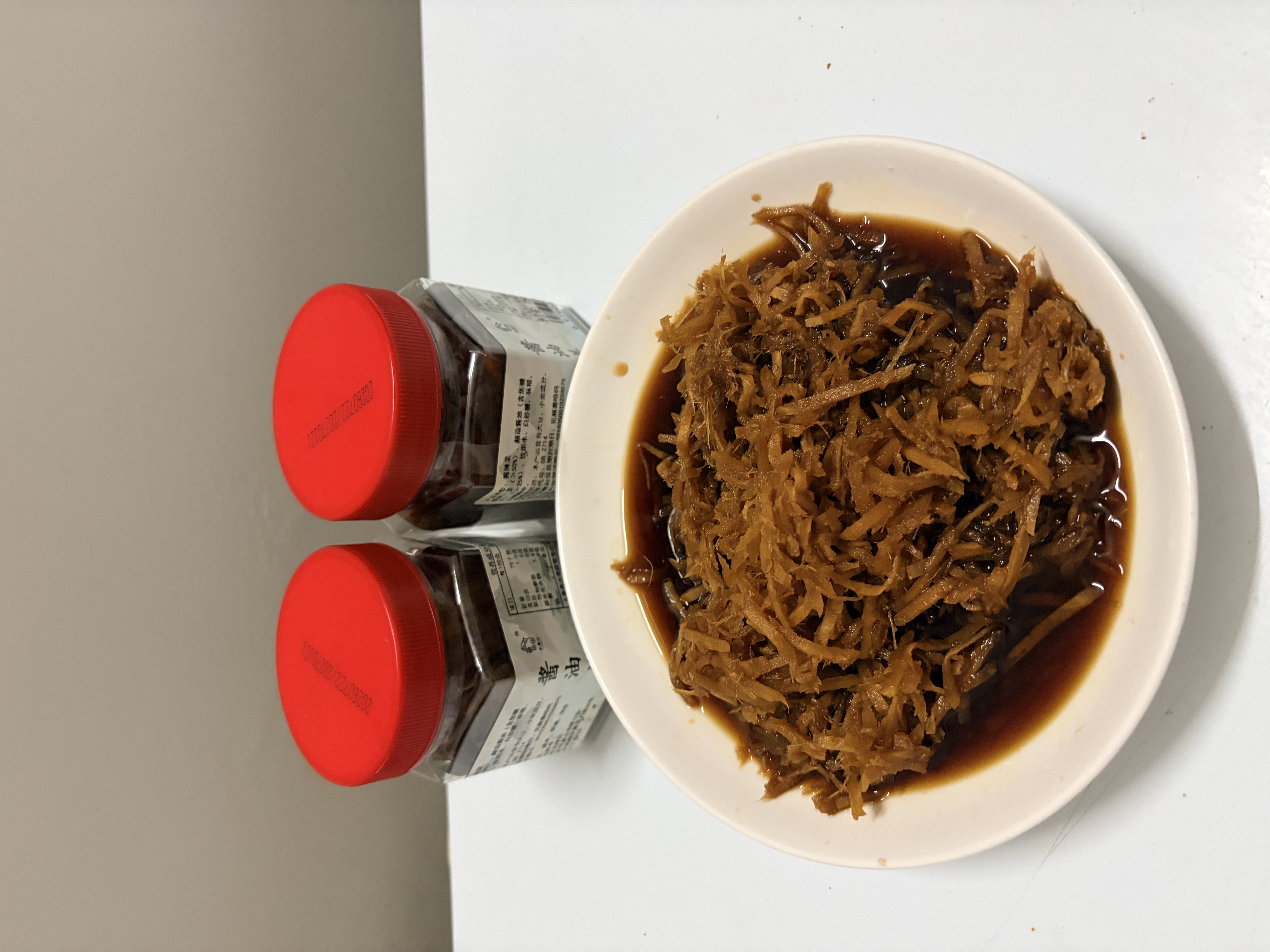 画影酱油姜丝腌制生姜丝泡嫩姜泡仔姜芽酱菜泡菜咸菜下饭菜250g*3罐 实拍图