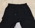 Wassup Sohot天丝亚麻裤男款夏季薄款休闲长裤男士阔腿冰丝裤子 黑色 2XL 实拍图