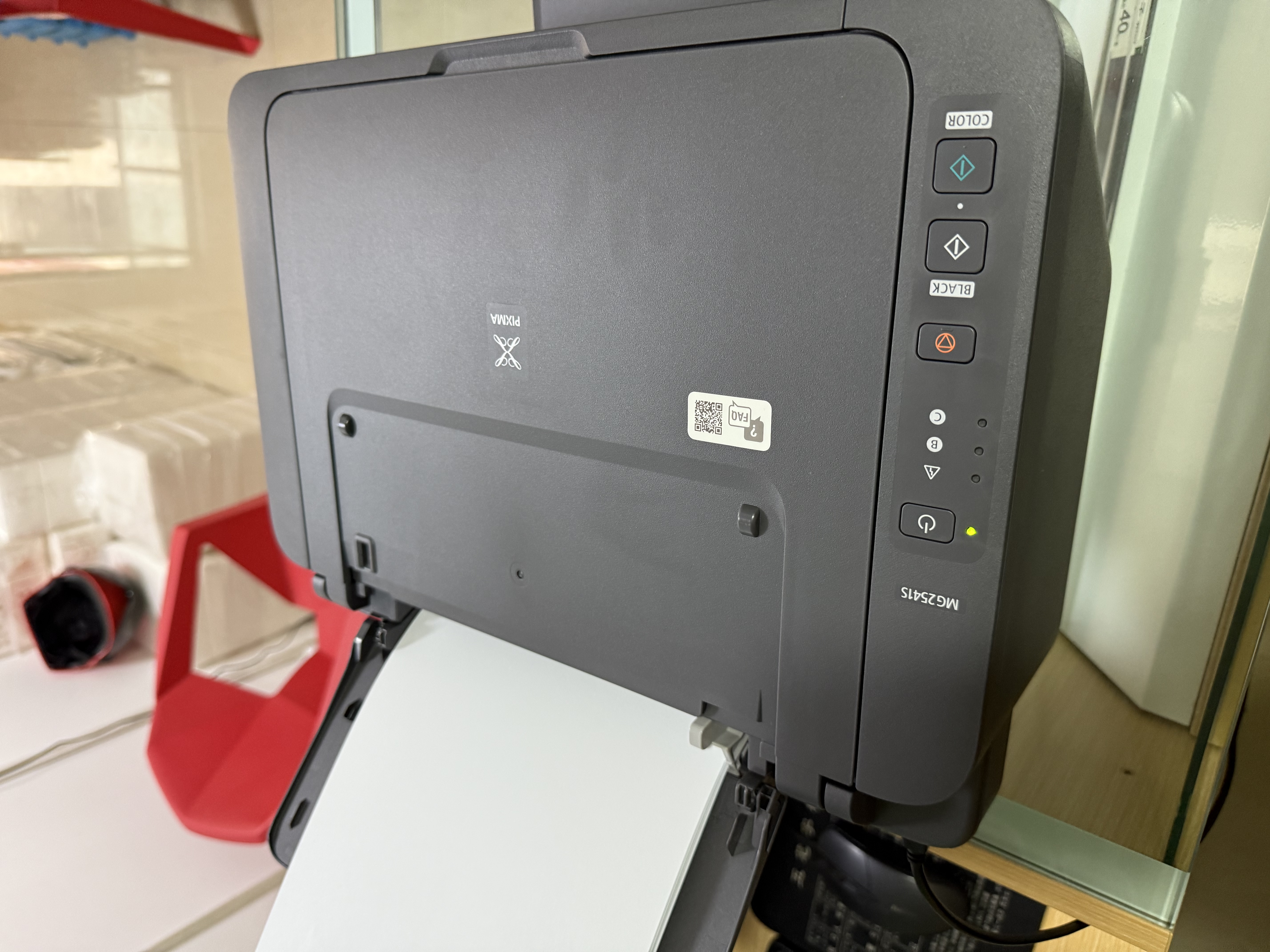 佳能（Canon）MG2541/70/TS3340 A4彩色喷墨打印机 家用办公学生试卷作业照片打印 打印复印扫描一体机 MG2541/70【仅支持电脑连接+打印复印扫描】 套餐一：单黑打印（可加墨） 实拍图