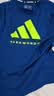 阿迪达斯（adidas）2025新款短袖儿童T恤夏季户外运动休闲百搭短袖 蓝+绿  152 实拍图