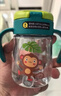 日康（rikang）水杯 儿童学饮杯吸管杯直饮杯带重力球240ml B1066-3 黄绿 实拍图