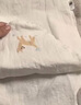 全棉时代婴儿隔汗巾纱布吸汗儿童宝宝开学幼儿园纯棉垫背小熊小鹿小猫3条 实拍图