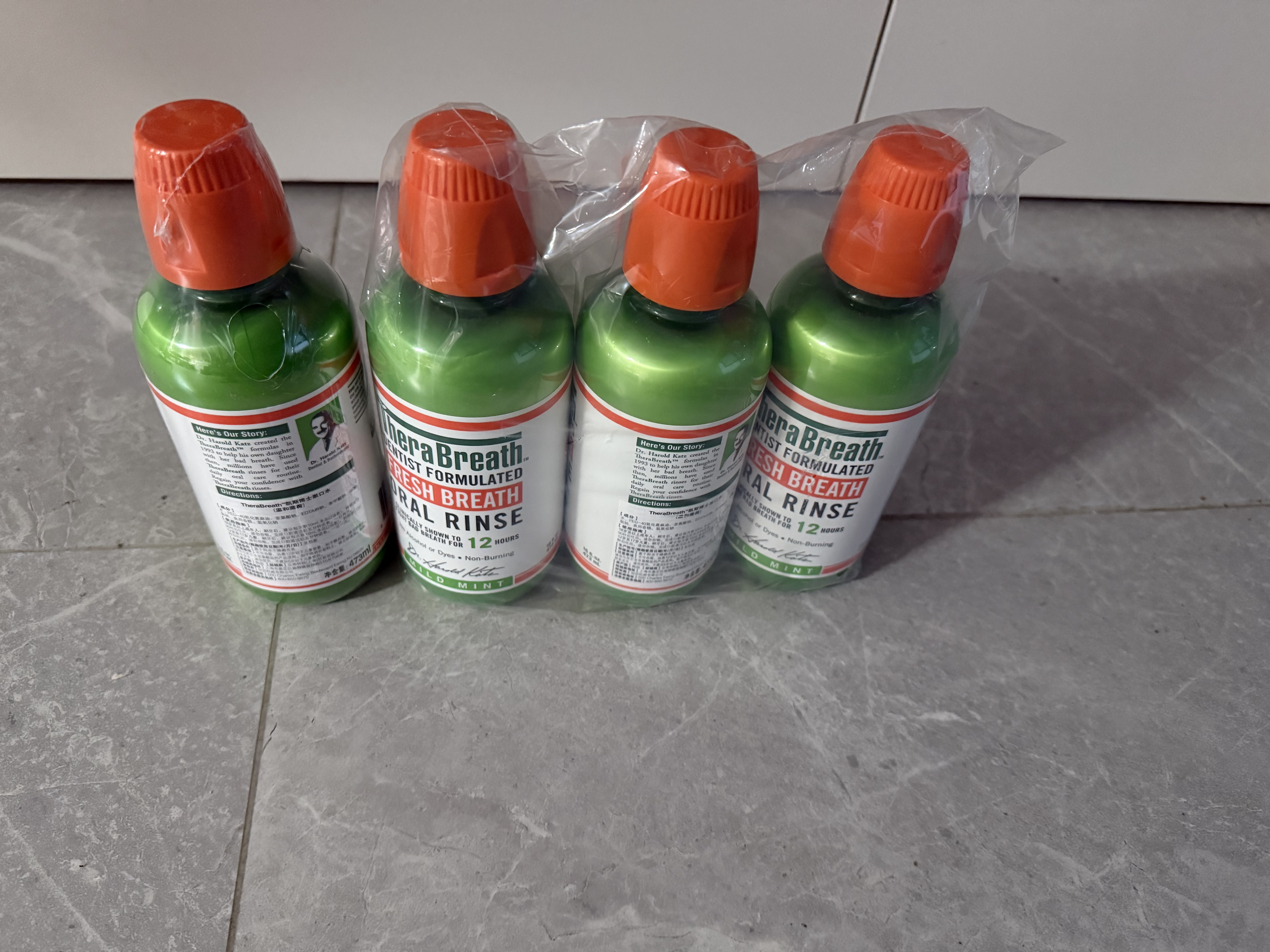 TheraBreath凯斯博士漱口水温和薄荷473ml 清新口气减少细菌持久去口臭 实拍图