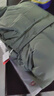 京东京造羽绒服男鸭绒加厚防寒装面包服防泼水冬季外套短款 橄榄绿2XL 实拍图