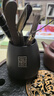 京东京造 茶具配件 黑陶茶道六君子加大号家用黑檀实木手柄配件套装 实拍图
