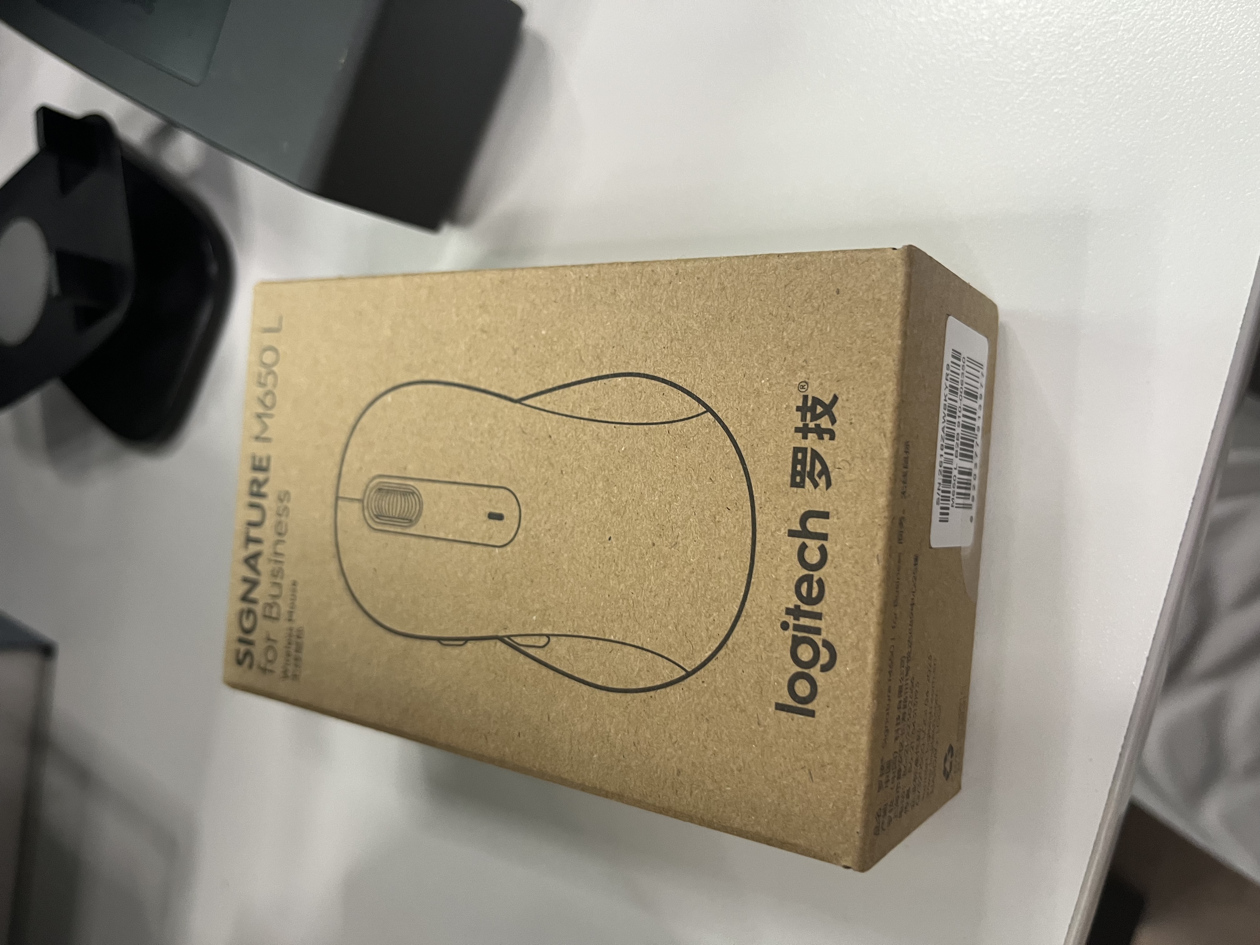 罗技（Logitech）优选系列M650无线蓝牙鼠标 办公蓝牙静音鼠标Mac苹果ipad鼠标人体工学双模鼠标大小手可选男女通用 M650商用版2年 黑L（M750入门款） 实拍图