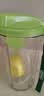 GLASSLOCK韩式复古加厚玻璃杯钢化玻璃水杯进口杯子茶杯牛奶杯 绿色(带提绳)500ml 实拍图