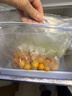 美丽雅保鲜密封袋大中小号90只家用食品级可冷冻双夹链加厚冰箱食物蔬菜 实拍图