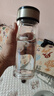 双层隔热玻璃杯耐高温水杯玻璃杯子双层高硼硅玻璃杯旅行装备 钢本色450ml 实拍图