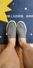 百达威登老北京布鞋男夏季冰丝帆布懒人一脚蹬套脚男鞋透气豆豆鞋子男板鞋 灰色W865 40 实拍图