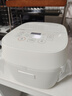 东芝（TOSHIBA）【国家补贴】白珍珠青春版电饭煲0涂层钛内胆凝露不粘家用4-5人无涂层电饭锅4升 RC-15DOXC 实拍图