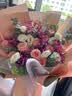 馨仪鲜花速递玫瑰向日葵康乃馨花束送女友生日礼物全国同城配送 11朵粉玫瑰混搭花束 实拍图